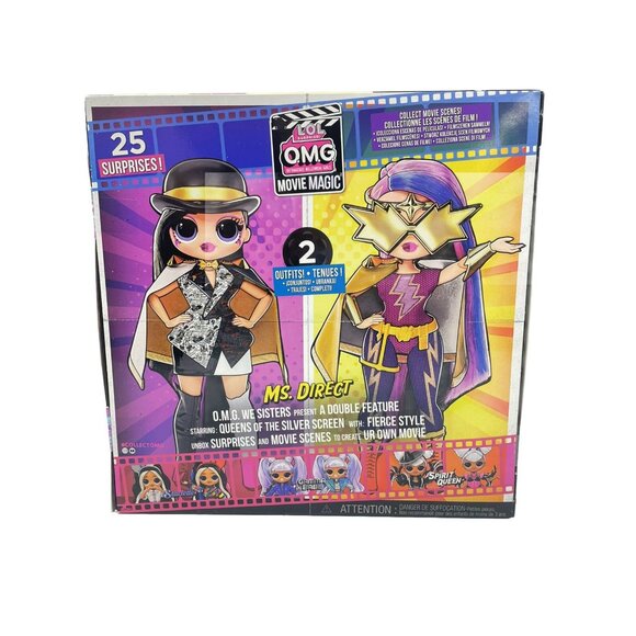 LOL Surprise OMG Movie Magic  Ms. Direct  Fashion Doll  25+ Surprises! 2 Outfits - Picture 3 of 6
